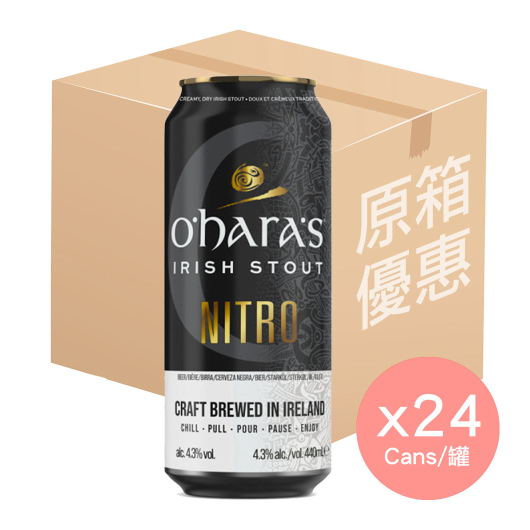 O'Hara's Nitro Irish Stout 440ml x 24