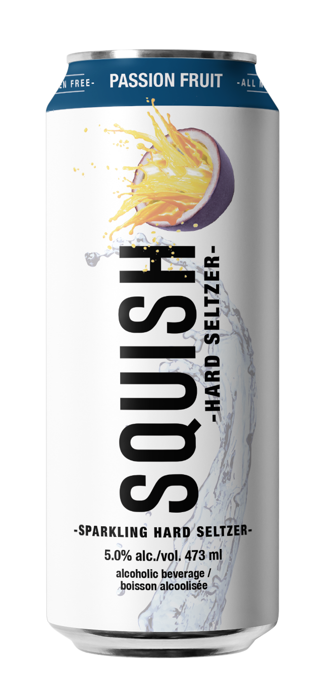 Squish Passion Fruit Hard Seltzer 473ml x 24